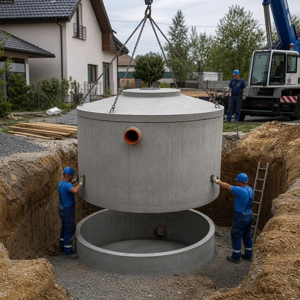 Montaż zbiorników betonowych Wrocław