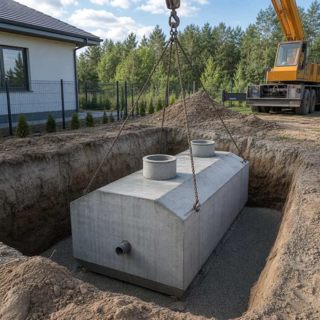 Montaż zbiorników betonowych Poznań