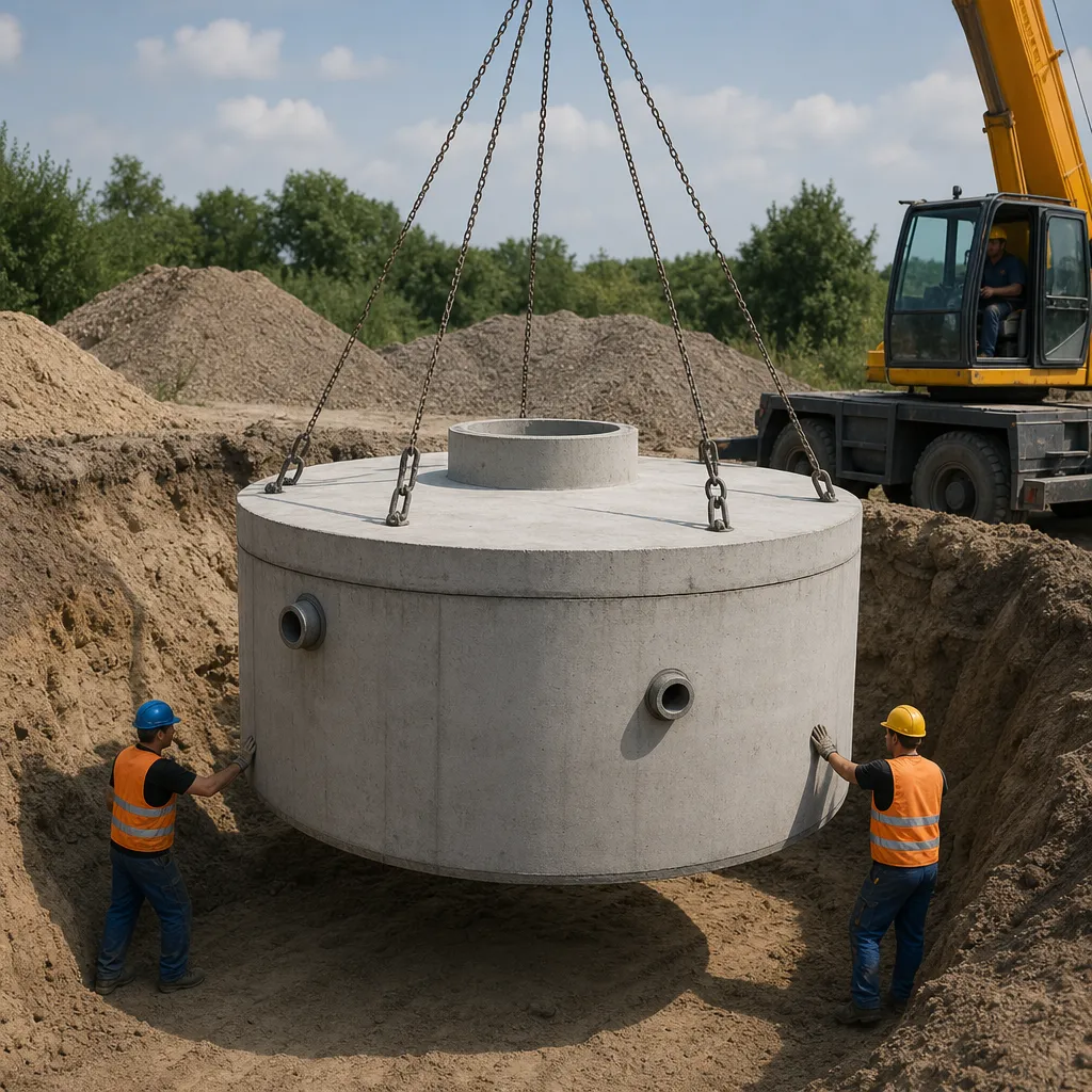 Montaż zbiorników betonowych Bydgoszcz