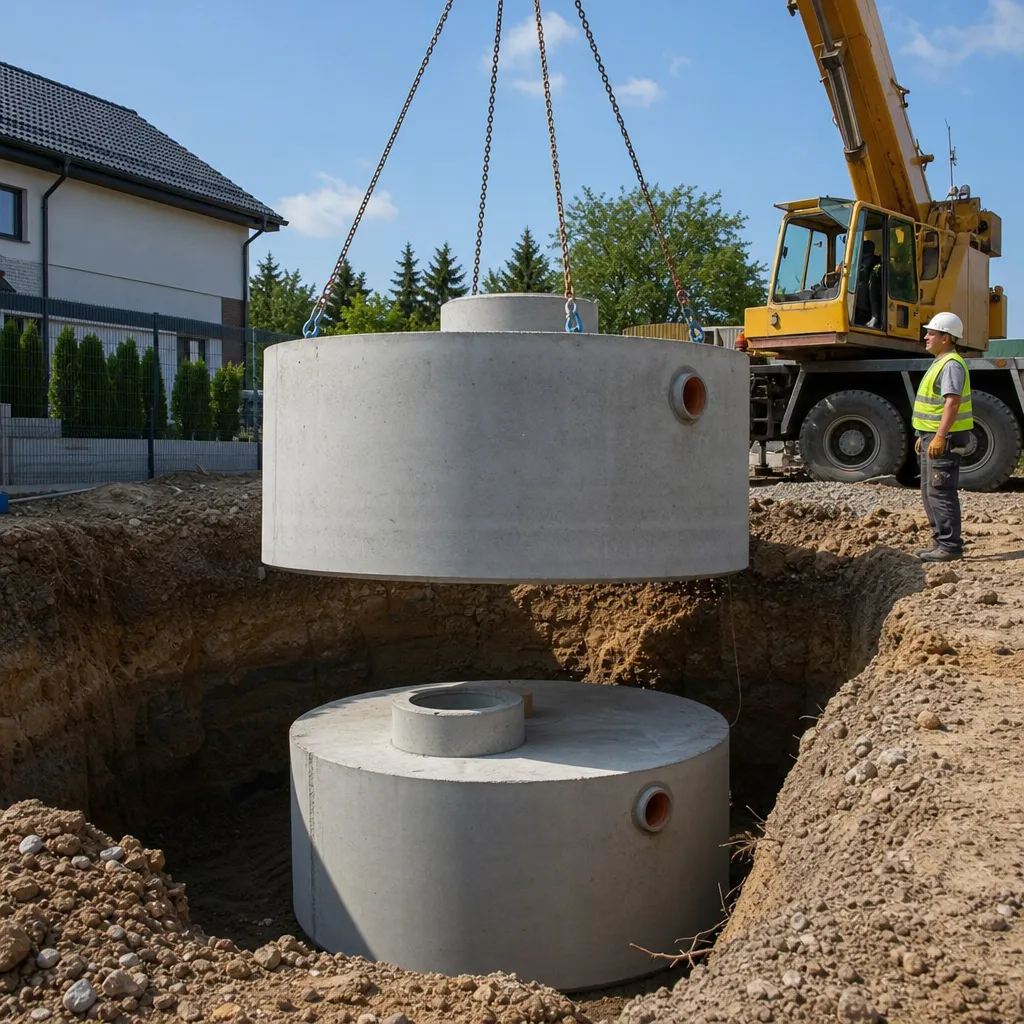 Montaż zbiorników betonowych Gdynia