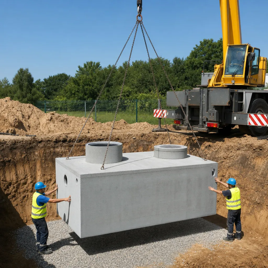 Montaż zbiorników betonowych Toruń