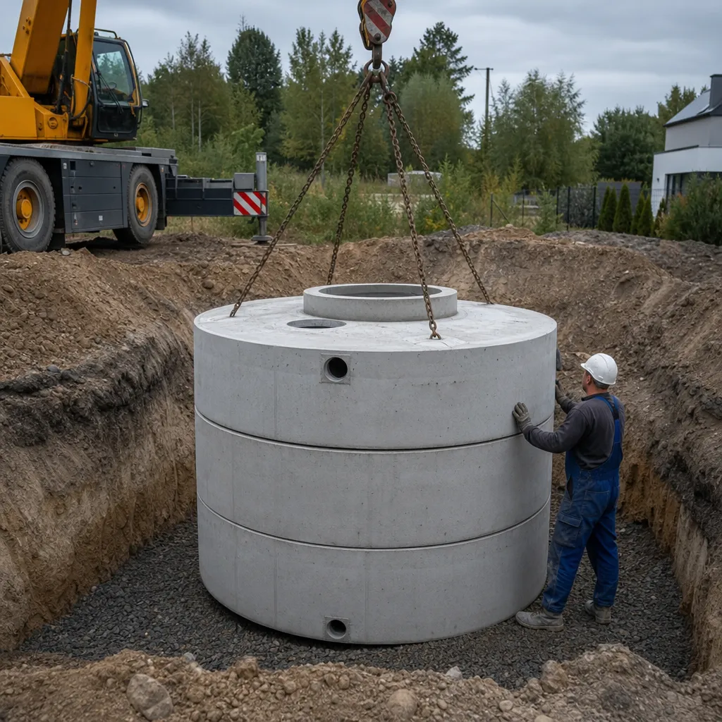 Montaż zbiorników betonowych Sosnowiec