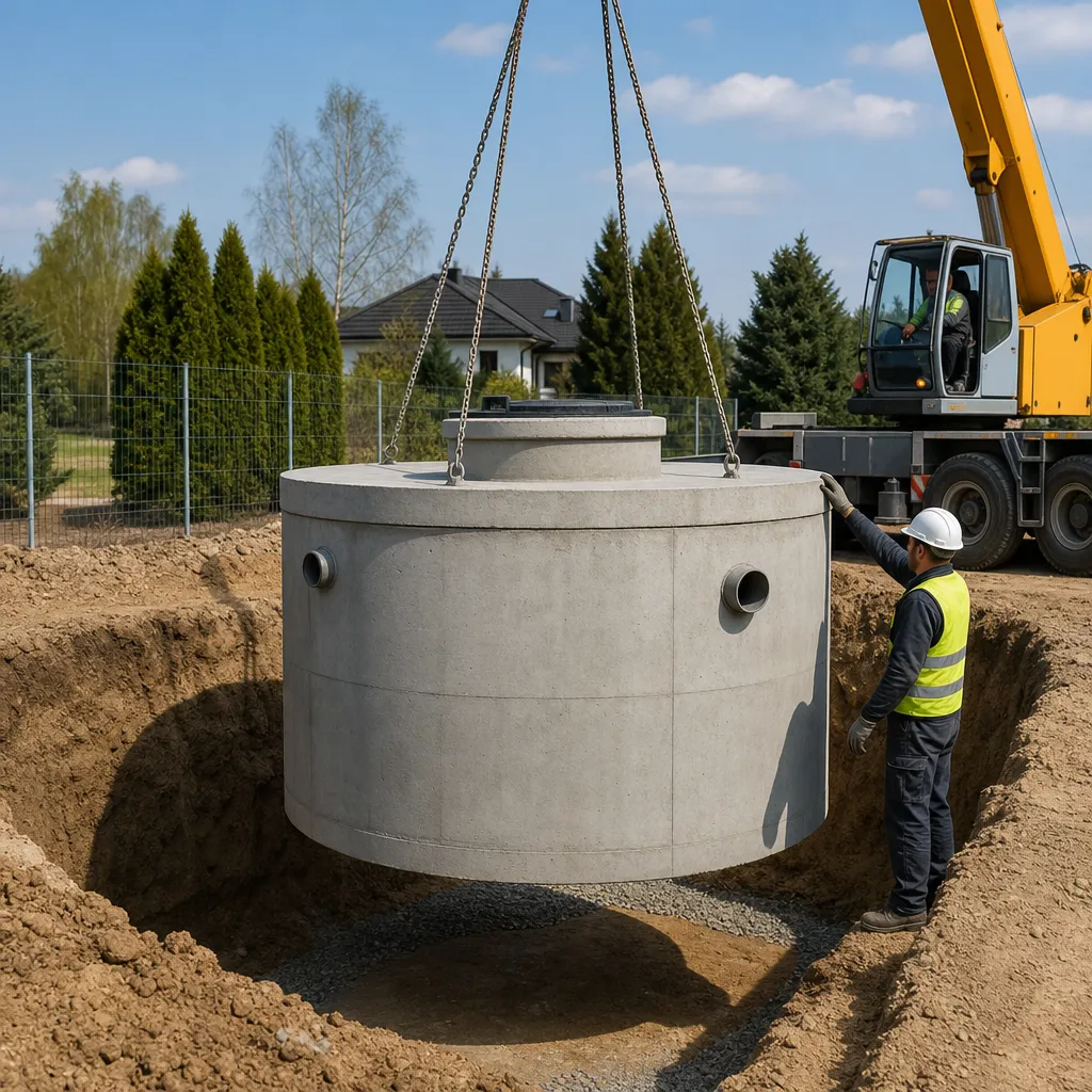 Montaż zbiorników betonowych Gliwice