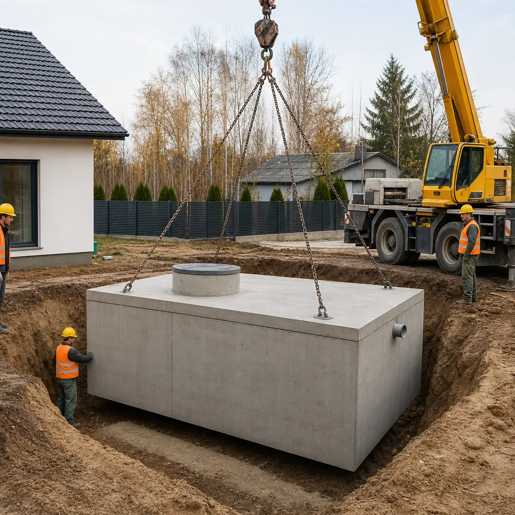 Montaż zbiorników betonowych Olsztyn