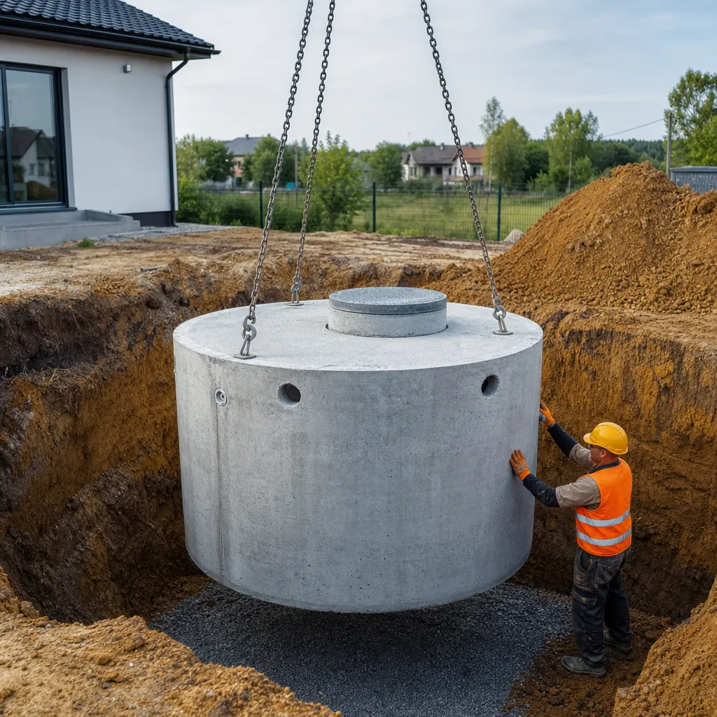 Montaż zbiorników betonowych Zabrze