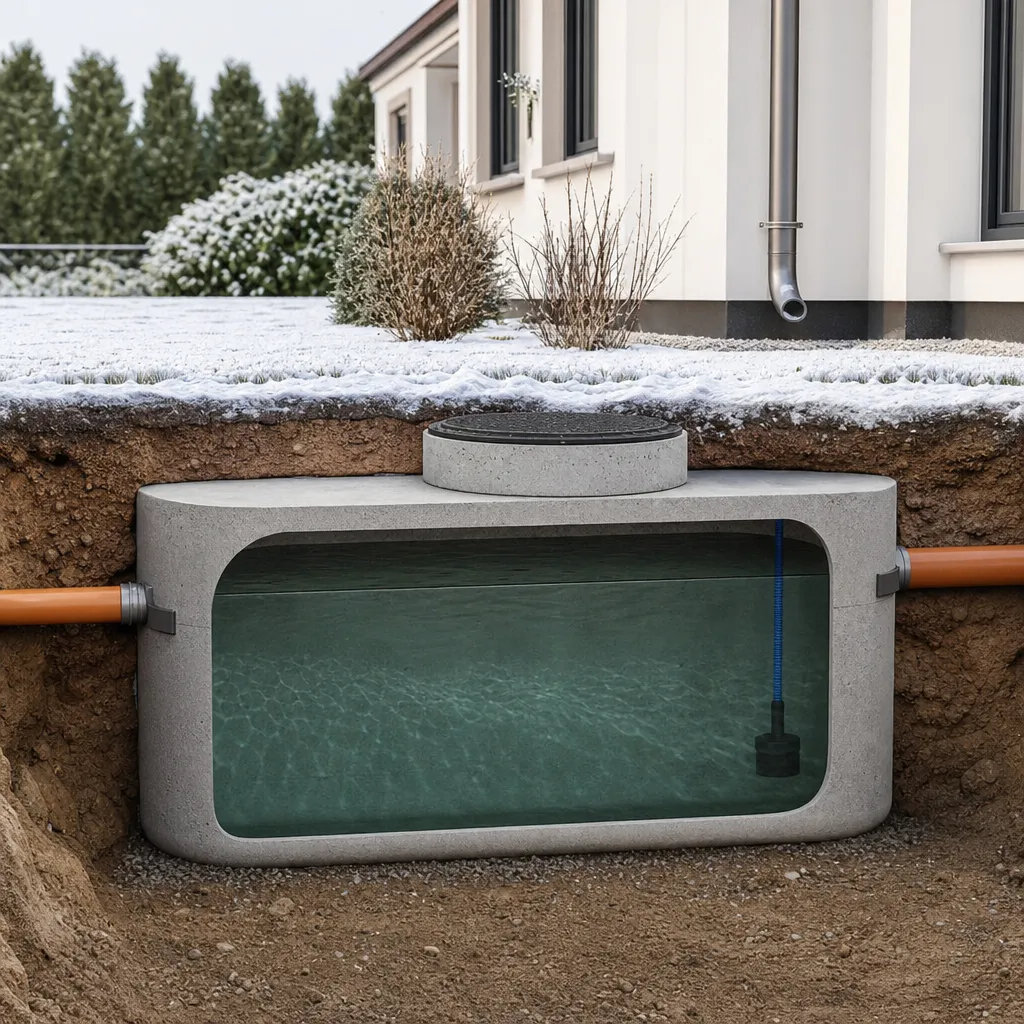 Zimowanie instalacji deszczówki