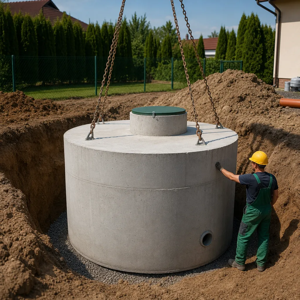 Montaż zbiorników betonowych Tychy