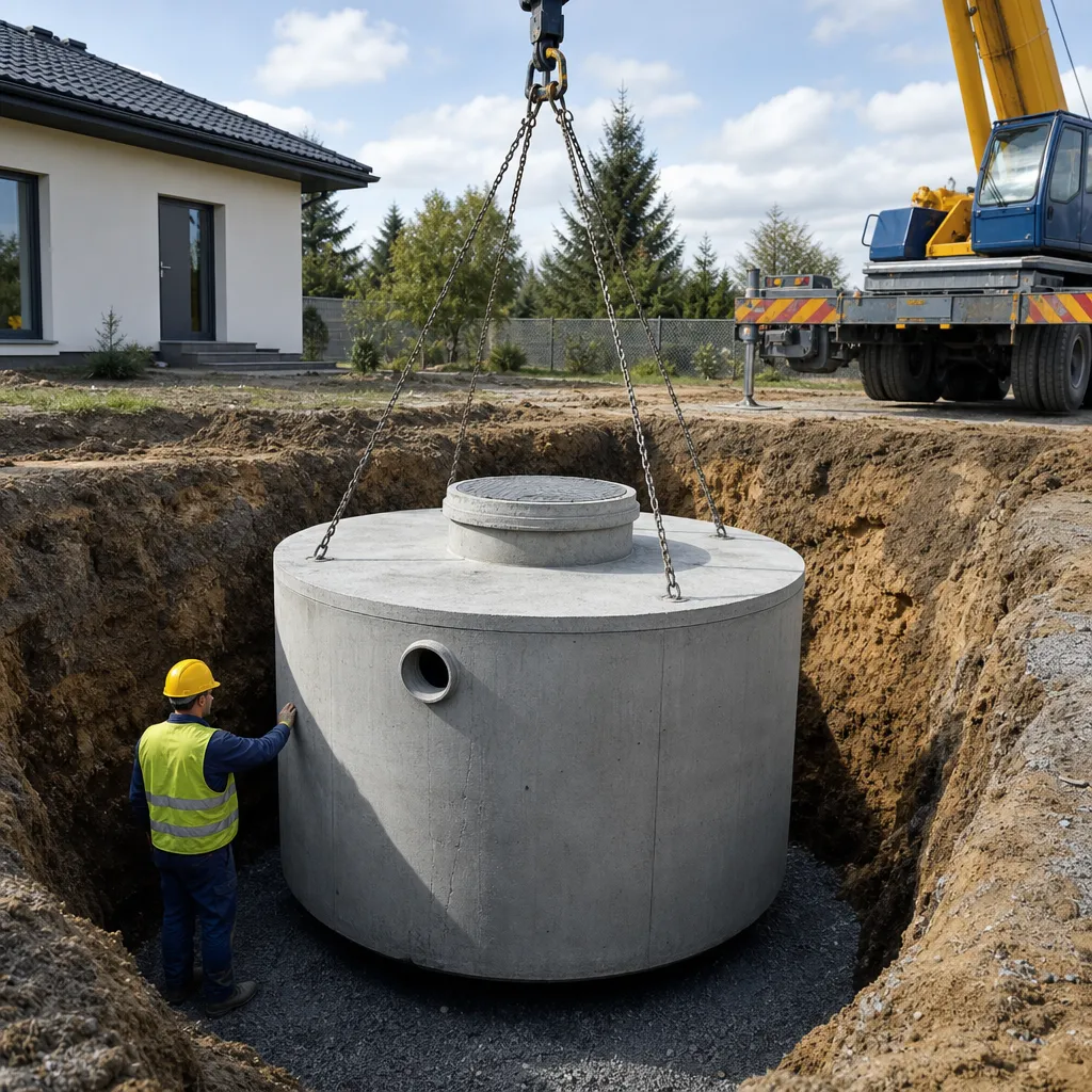 Montaż zbiorników betonowych Rybnik